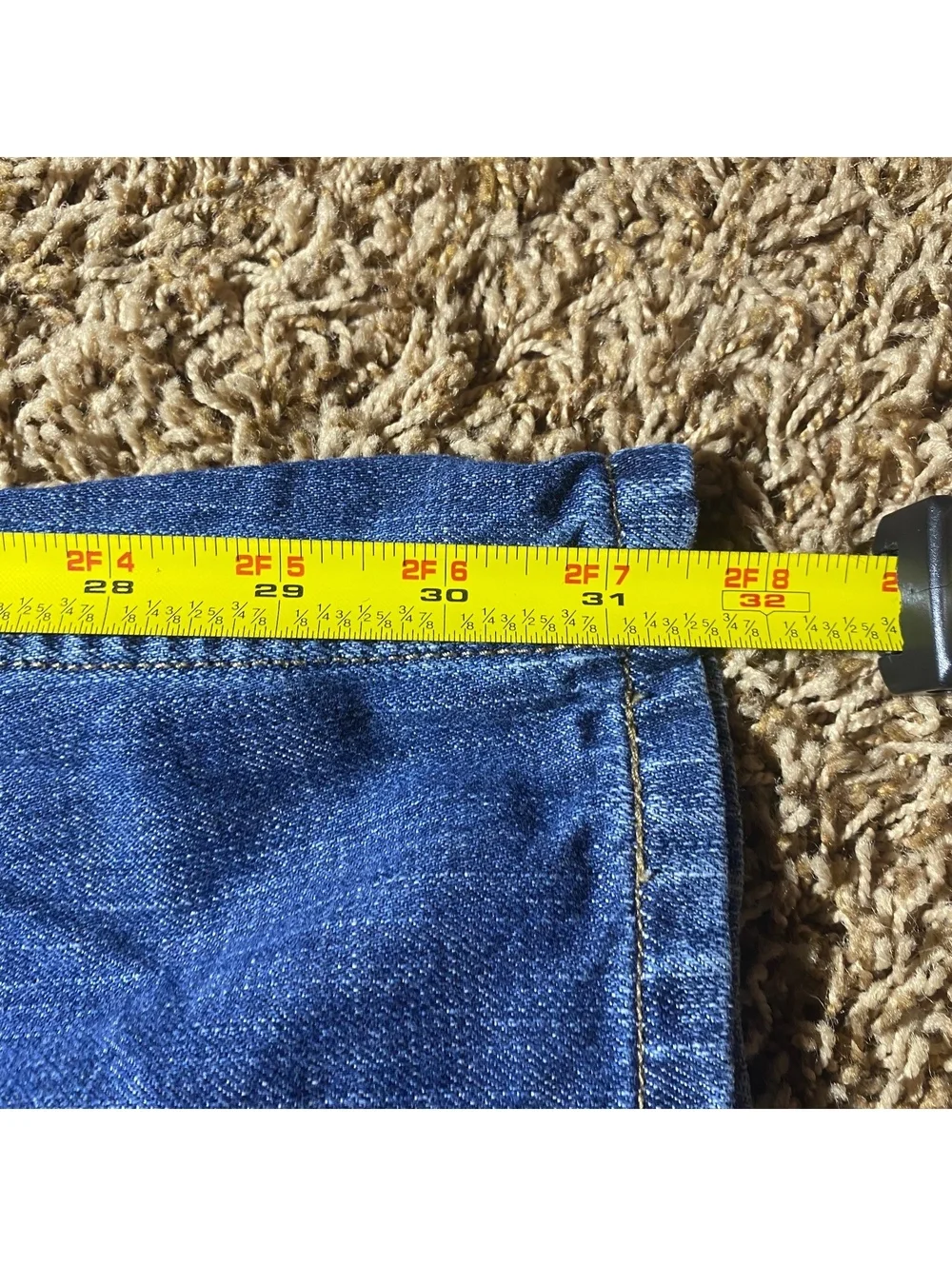 Vintage Y2K SilverTab Baggy Denim Jeans Blue 31x32